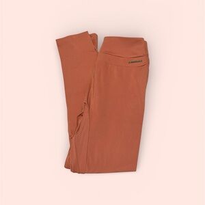High-Waist Seamless Active Leggings in Dusty Rose